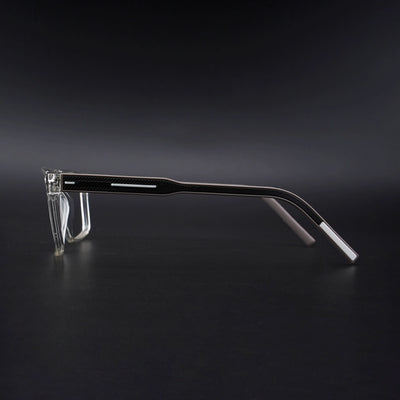 Eyejack Rush Transparent Square Eyeglasses for Men & Women (1007CL696-C2)
