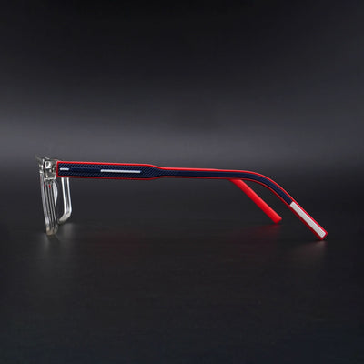 Eyejack Rush Transparent Square Eyeglasses for Men & Women (1007CL698-C4)