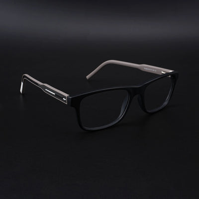 Eyejack Rush Matt Black Square Eyeglasses for Men & Women (1008CL705-C1)