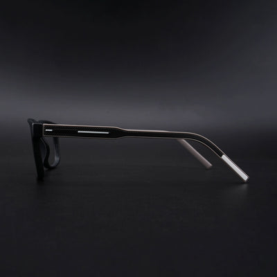 Eyejack Rush Matt Black Square Eyeglasses for Men & Women (1008CL705-C1)