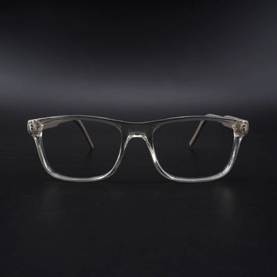 Eyejack Rush Transparent Square Eyeglasses for Men & Women (1008CL706-C2)