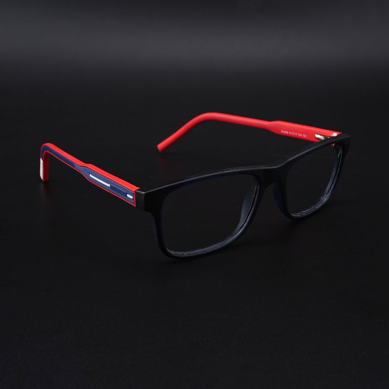 Eyejack Rush Navy Blue Square Eyeglasses for Men & Women (1008CL707-C3)