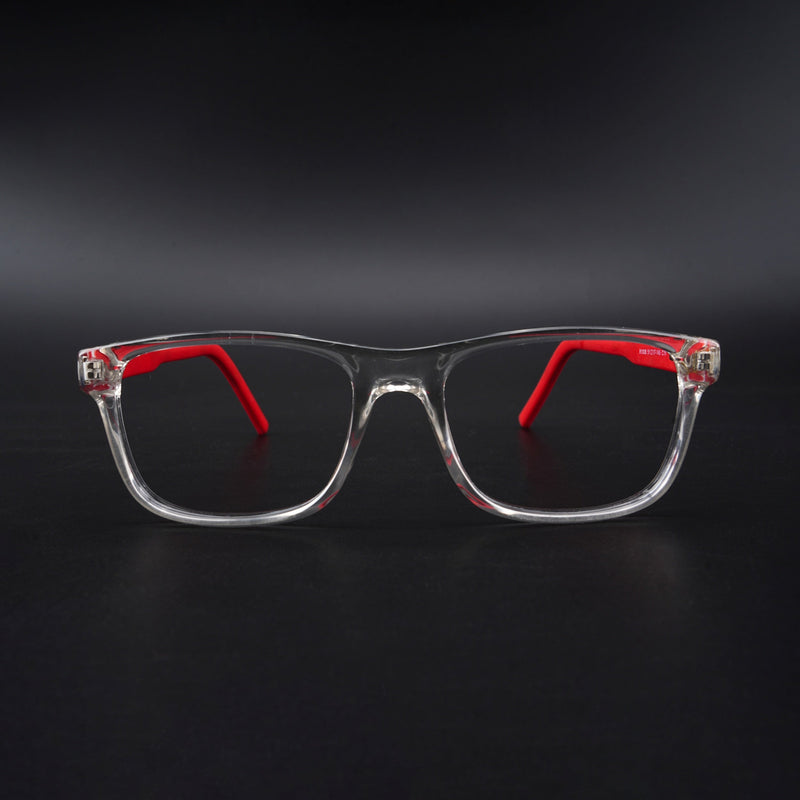 Eyejack Rush Transparent Square Eyeglasses for Men & Women (1008CL708-C4)