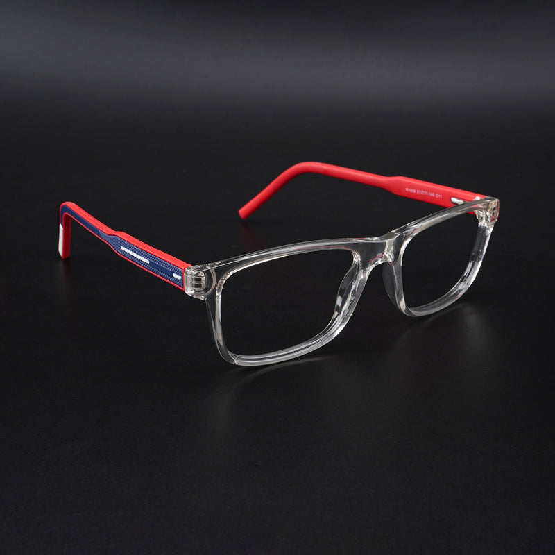 Eyejack Rush Transparent Square Eyeglasses for Men & Women (1008CL708-C4)