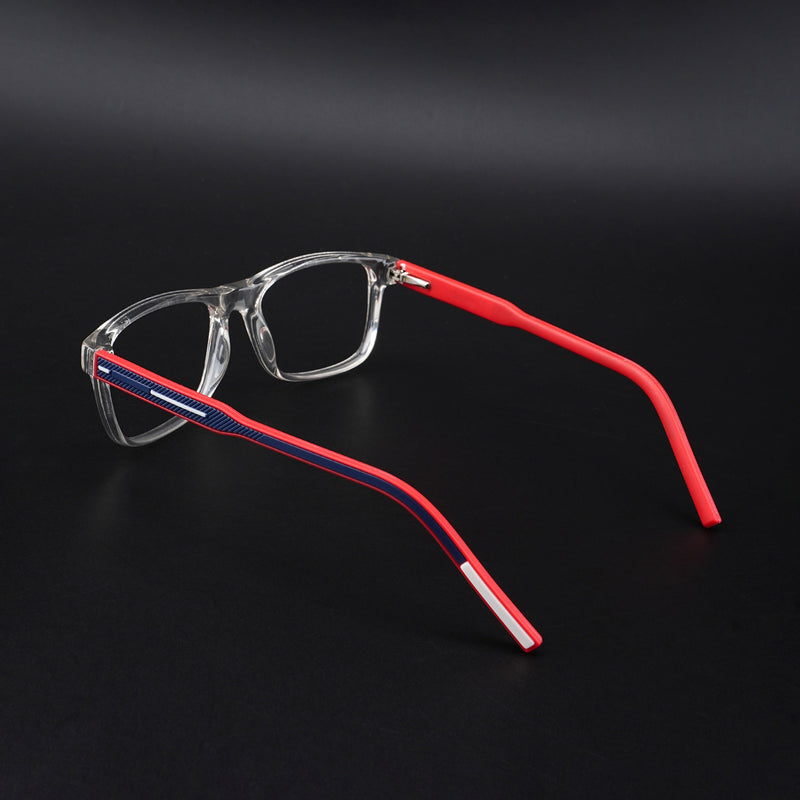 Eyejack Rush Transparent Square Eyeglasses for Men & Women (1008CL708-C4)