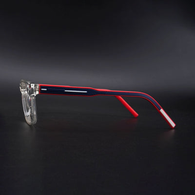 Eyejack Rush Transparent Square Eyeglasses for Men & Women (1008CL708-C4)