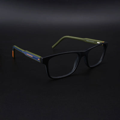 Eyejack Rush Matt Black Square Eyeglasses for Men & Women (1008CL709-C5)