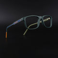 Eyejack Rush Green Square Eyeglasses for Men & Women (1008CL710-C6)