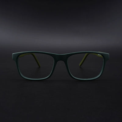 Eyejack Rush Green Square Eyeglasses for Men & Women (1008CL710-C6)