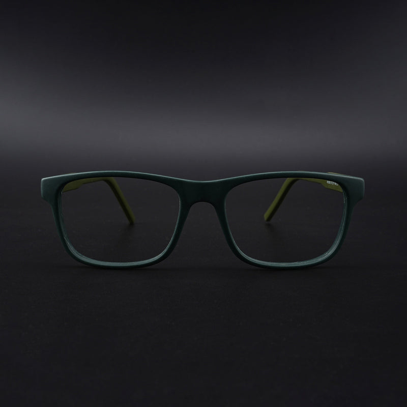 Eyejack Rush Green Square Eyeglasses for Men & Women (1008CL710-C6)