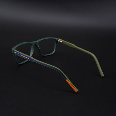 Eyejack Rush Green Square Eyeglasses for Men & Women (1008CL710-C6)