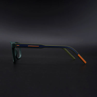 Eyejack Rush Green Square Eyeglasses for Men & Women (1008CL710-C6)
