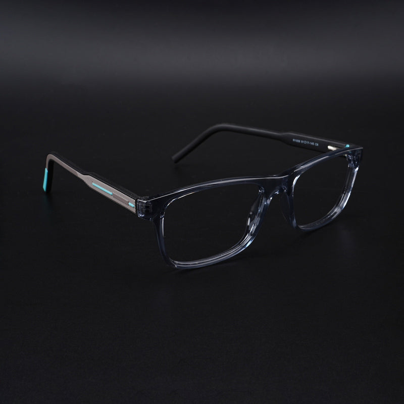 Eyejack Rush Grey Square Eyeglasses for Men & Women (1008CL713-C9)