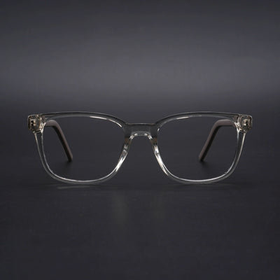 Eyejack Rush Transparent Square Eyeglasses for Men & Women (1009CL716-C2)