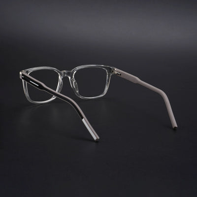 Eyejack Rush Transparent Square Eyeglasses for Men & Women (1009CL716-C2)