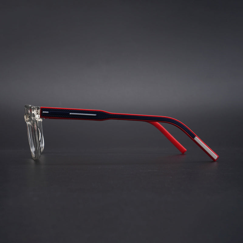 Eyejack Rush Transparent Square Eyeglasses for Men & Women (1009CL718-C4)