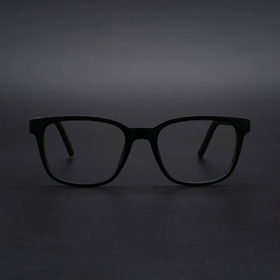 Eyejack Rush Matt Black Square Eyeglasses for Men & Women (1009CL721-C7)