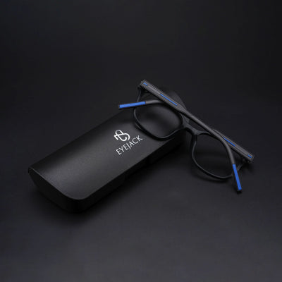 Eyejack Rush Matt Black Square Eyeglasses for Men & Women (1009CL721-C7)