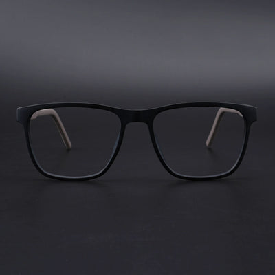 Eyejack Rush Matt Black Square Eyeglasses for Men & Women (1010CL725-C1)