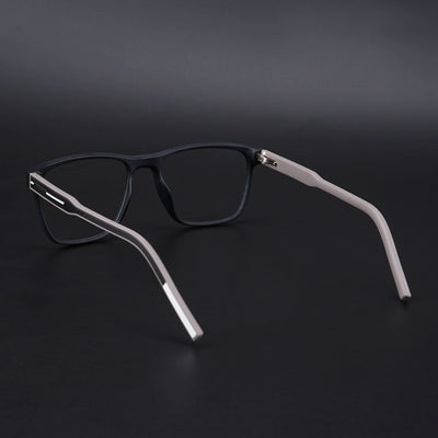 Eyejack Rush Matt Black Square Eyeglasses for Men & Women (1010CL725-C1)