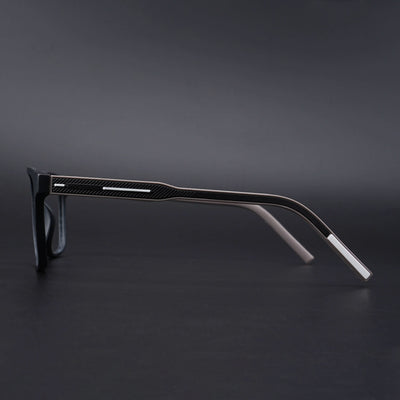 Eyejack Rush Matt Black Square Eyeglasses for Men & Women (1010CL725-C1)