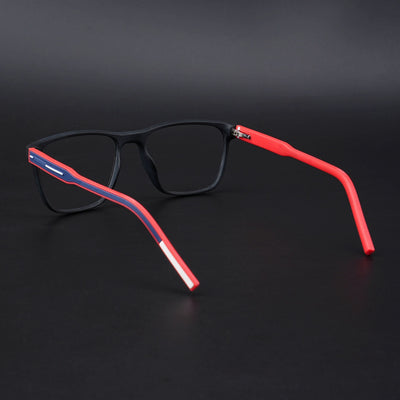 Eyejack Rush Matt Black Square Eyeglasses for Men & Women (1010CL727-C3)