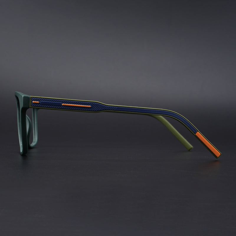 Eyejack Rush Green Square Eyeglasses for Men & Women (1010CL730-C6)