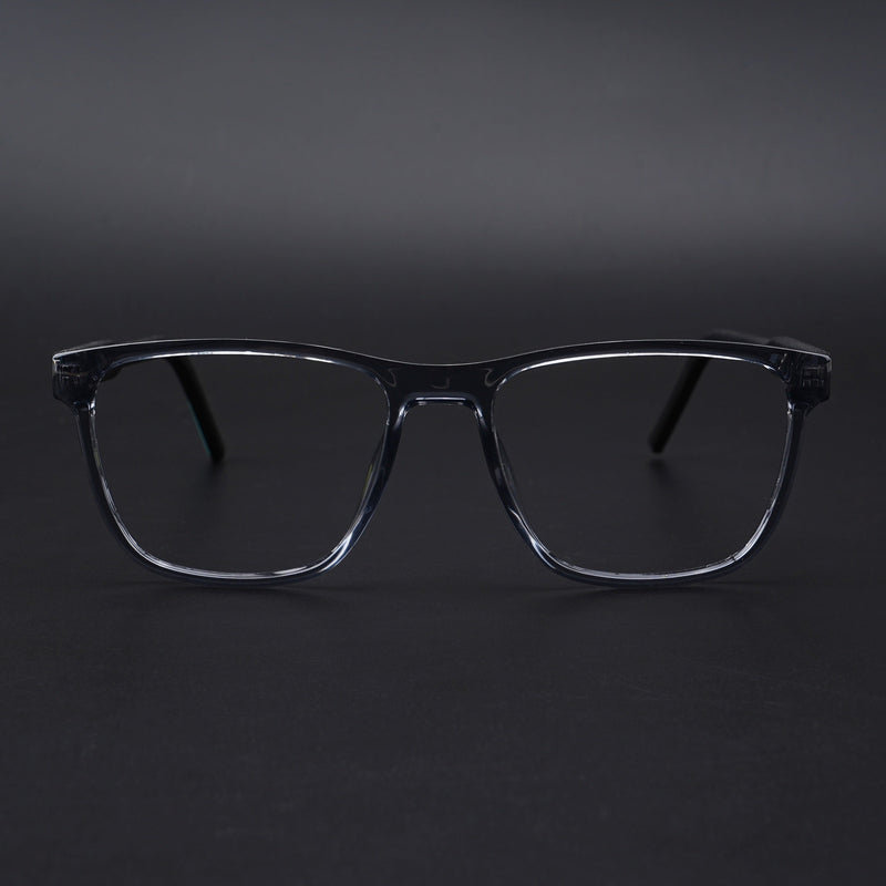 Eyejack Rush Grey Square Eyeglasses for Men & Women (1010CL733-C9)