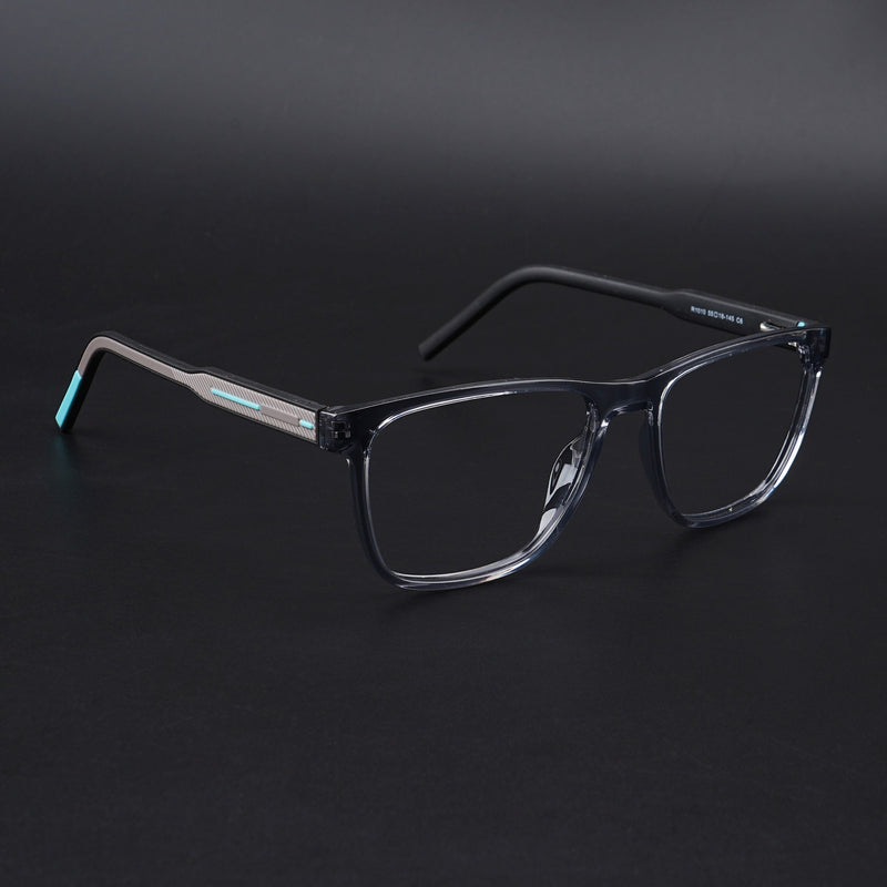 Eyejack Rush Grey Square Eyeglasses for Men & Women (1010CL733-C9)