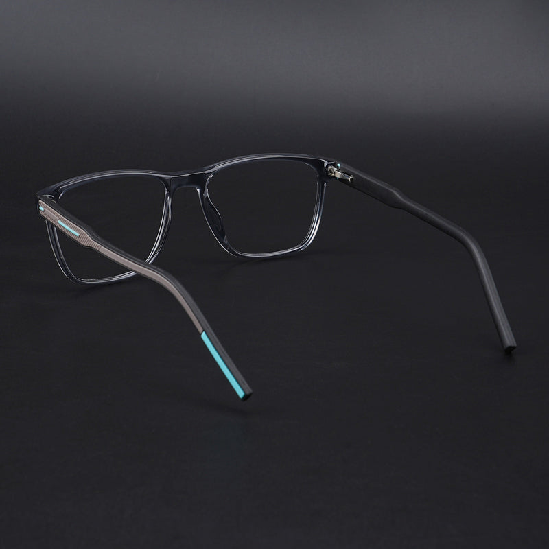 Eyejack Rush Grey Square Eyeglasses for Men & Women (1010CL733-C9)