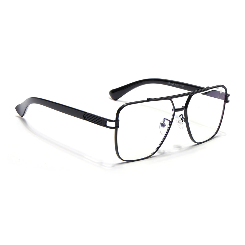 Voyage Black Wayfarer Eyeglasses for Men & Women (1023MG5233-C3)