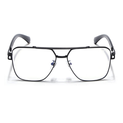 Voyage Black Wayfarer Eyeglasses for Men & Women (1023MG5233-C3)