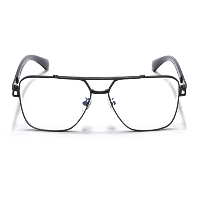 Voyage Black Wayfarer Eyeglasses for Men & Women (1023MG5233-C3)