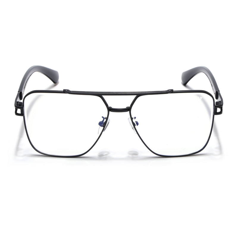 Voyage Black Wayfarer Eyeglasses for Men & Women (1023MG5233-C3)