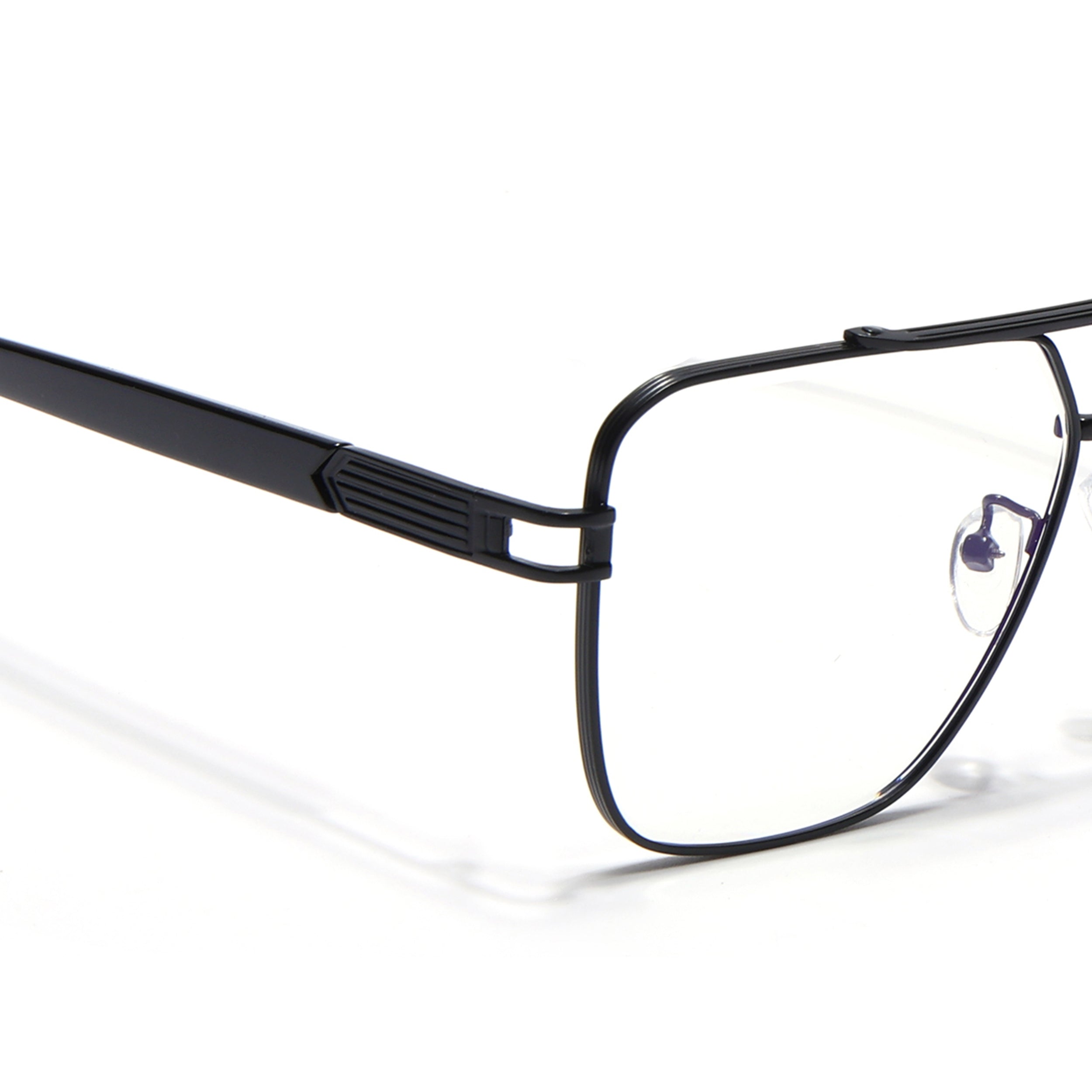 Voyage Black Wayfarer Eyeglasses for Men & Women (1023MG5233-C3)