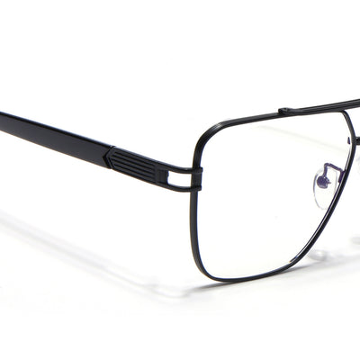 Voyage Black Wayfarer Eyeglasses for Men & Women (1023MG5233-C3)