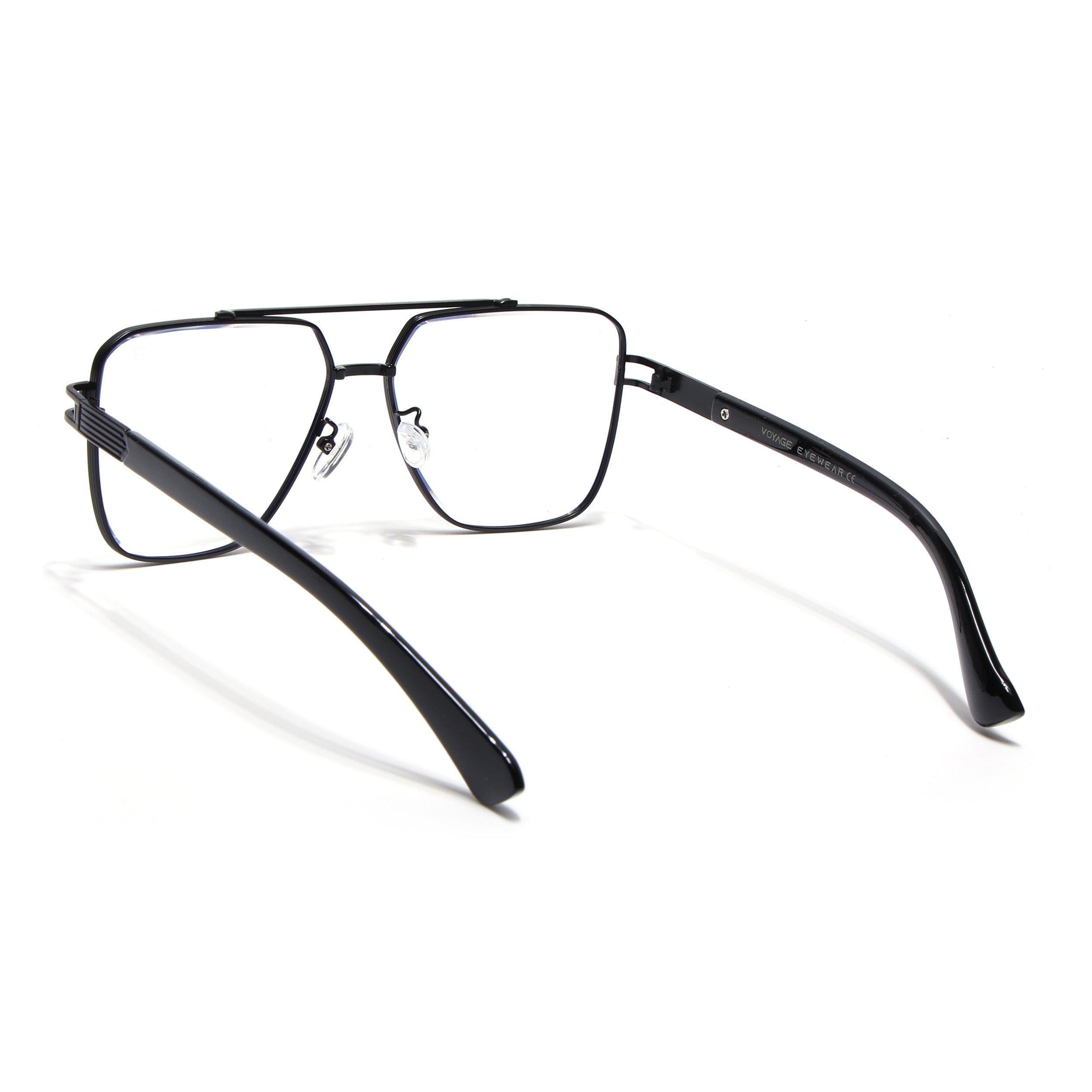 Voyage Black Wayfarer Eyeglasses for Men & Women (1023MG5233-C3)