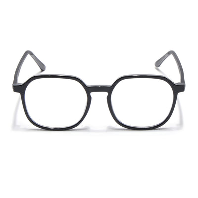 Voyage Black Round Eyeglasses for Men & Women (11008MG3993-C1)