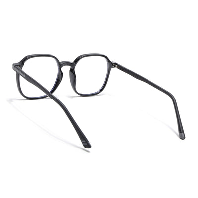 Voyage Black Round Eyeglasses for Men & Women (11008MG3993-C1)