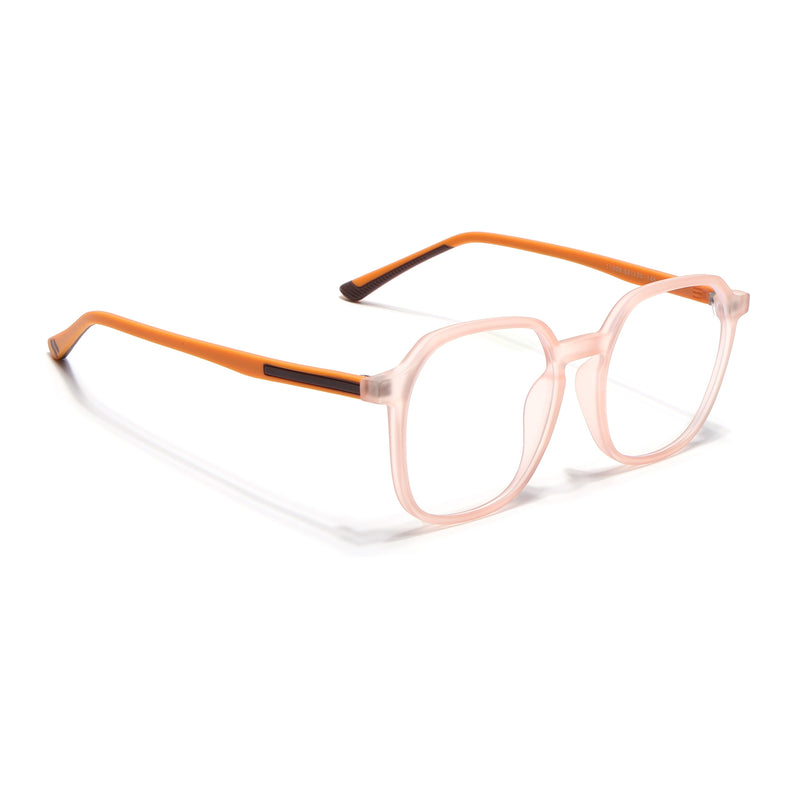 Voyage Pink Round Eyeglasses for Men & Women (11008MG3997-C5)
