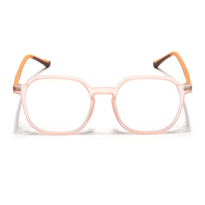Voyage Orange Round Eyeglasses for Men & Women (11008MG3997-C5)