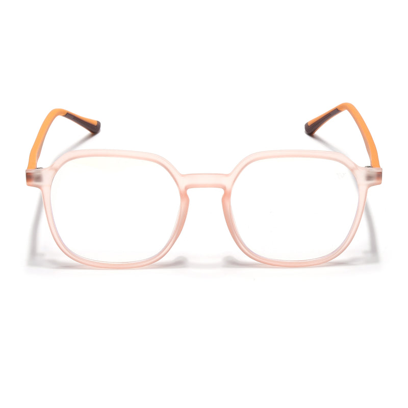 Voyage Pink Round Eyeglasses for Men & Women (11008MG3997-C5)