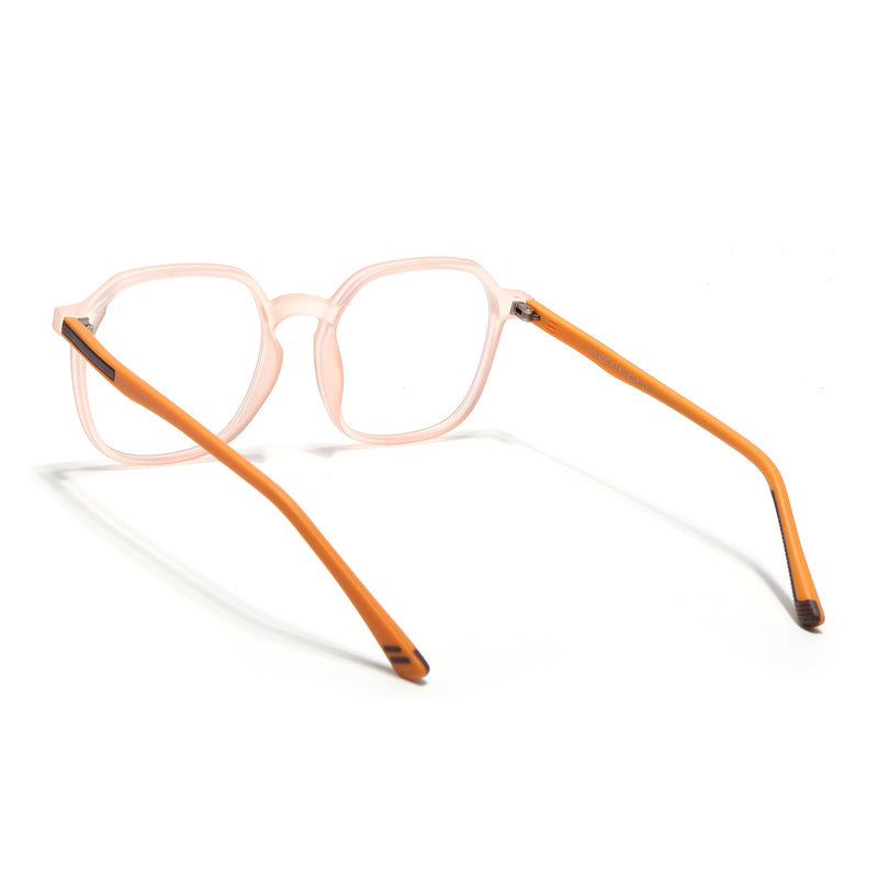 Voyage Pink Round Eyeglasses for Men & Women (11008MG3997-C5)