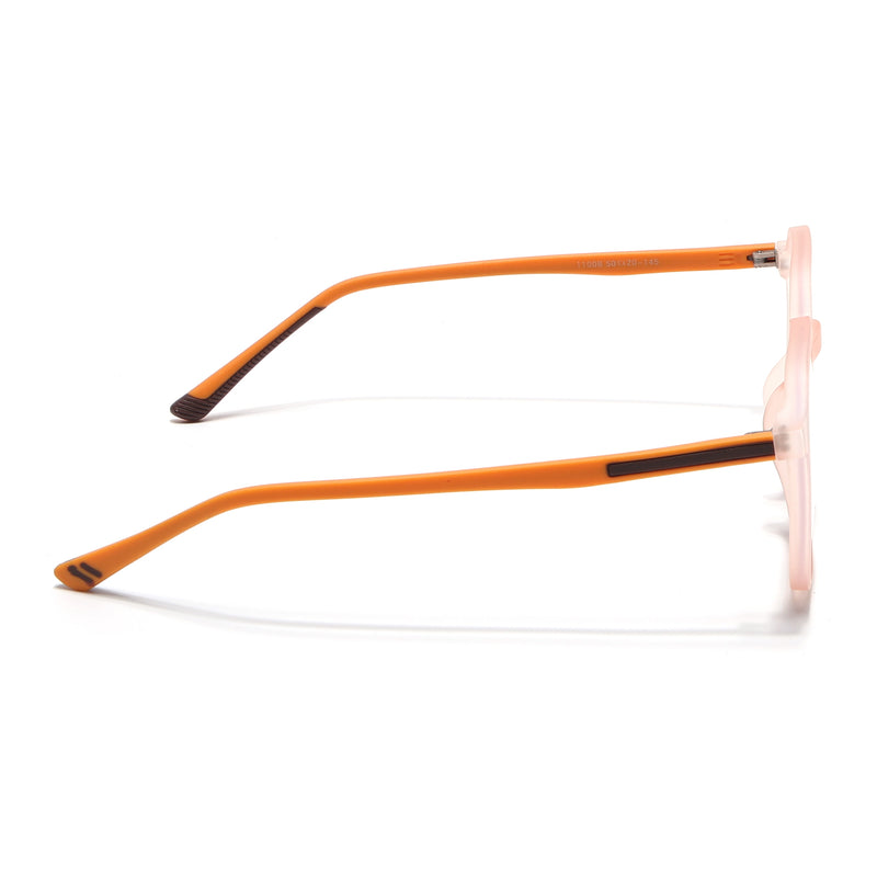 Voyage Pink Round Eyeglasses for Men & Women (11008MG3997-C5)