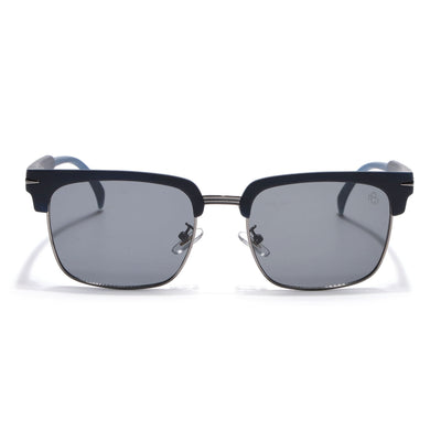 Eyejack Blue & Grey Square Sunglasses for Men & Women (1119CL1089)