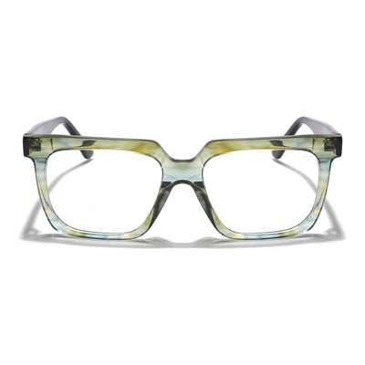 Voyage Veloura Select Light Green Square Eyeglasses for Men & Women (1133SLMG5926-C1)