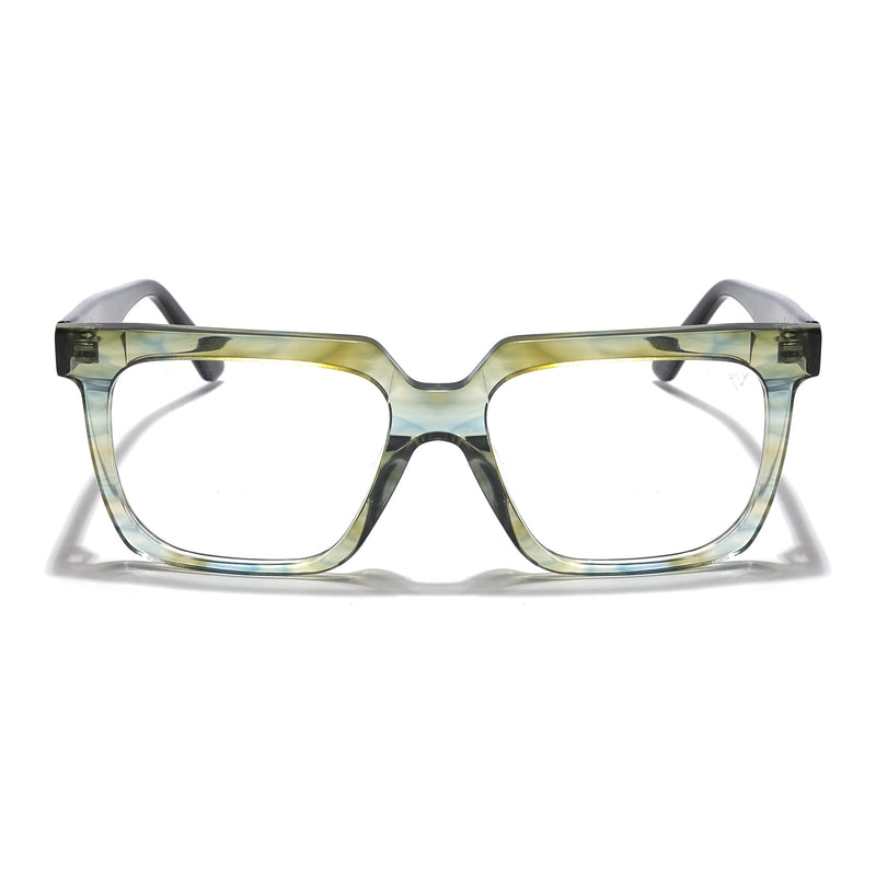 Voyage Veloura Select Light Green Square Eyeglasses for Men & Women (1133SLMG5926-C1)