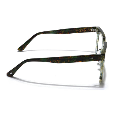 Voyage Veloura Select Light Green Square Eyeglasses for Men & Women (1133SLMG5926-C1)