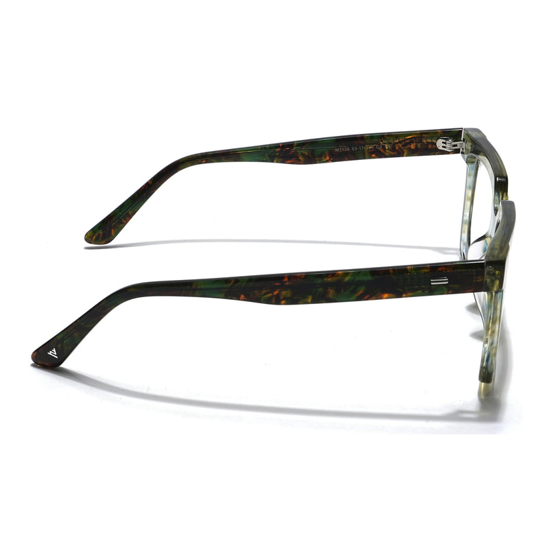 Voyage Veloura Select Light Green Square Eyeglasses for Men & Women (1133SLMG5926-C1)