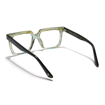 Voyage Veloura Select Light Green Square Eyeglasses for Men & Women (1133SLMG5926-C1)